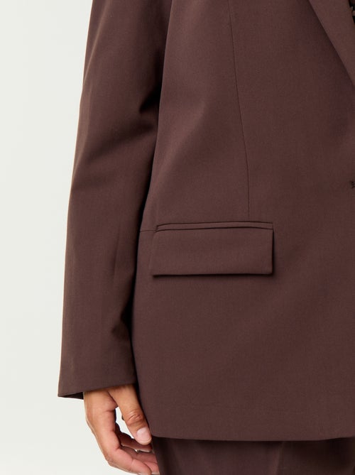 Blazer comprido de alfaiataria - Kiabi Blazer comprido de alfaiataria - Kiabi
