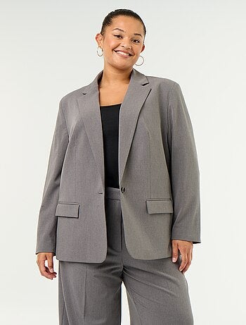 Blazer comprido de alfaiataria