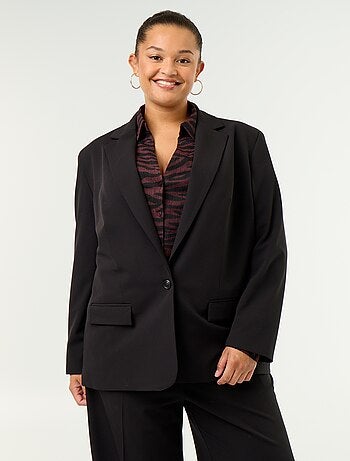 Blazer comprido de alfaiataria