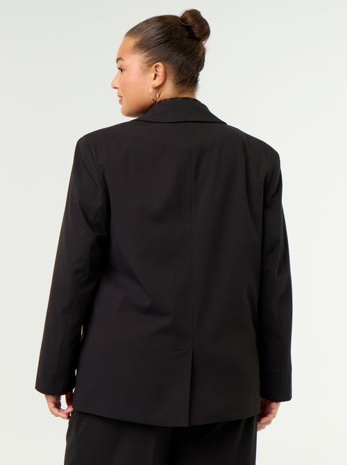Blazer comprido de alfaiataria - Kiabi Blazer comprido de alfaiataria - Kiabi