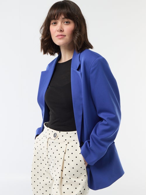 Blazer de alfaiataria com corte oversized - Kiabi
