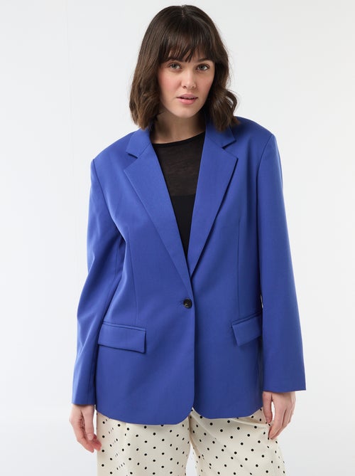 Blazer de alfaiataria com corte oversized - Kiabi
