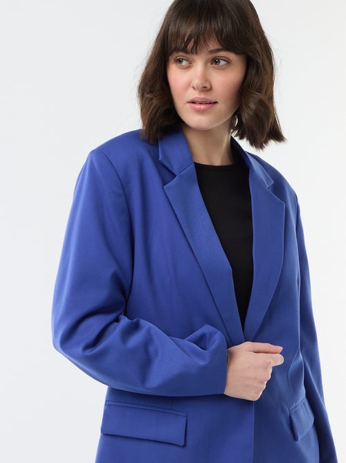 Blazer de alfaiataria com corte oversized - Kiabi