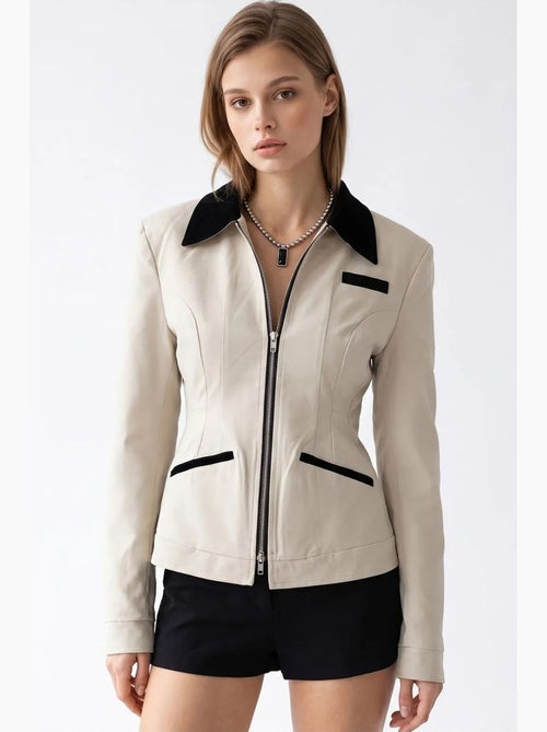 Blazer de algodão mixray - Kiabi Blazer de algodão mixray - Kiabi