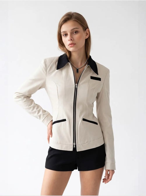 Blazer de algodão mixray - Kiabi Blazer de algodão mixray - Kiabi