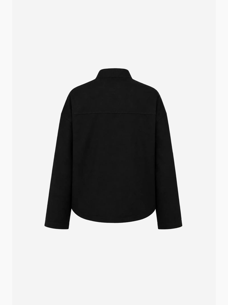 Blazer de algodão mixray Preto - Kiabi