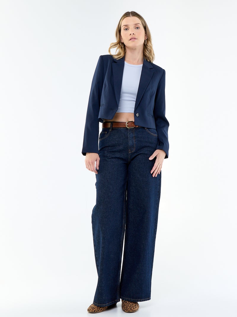 Blazer de curta Azul - Kiabi