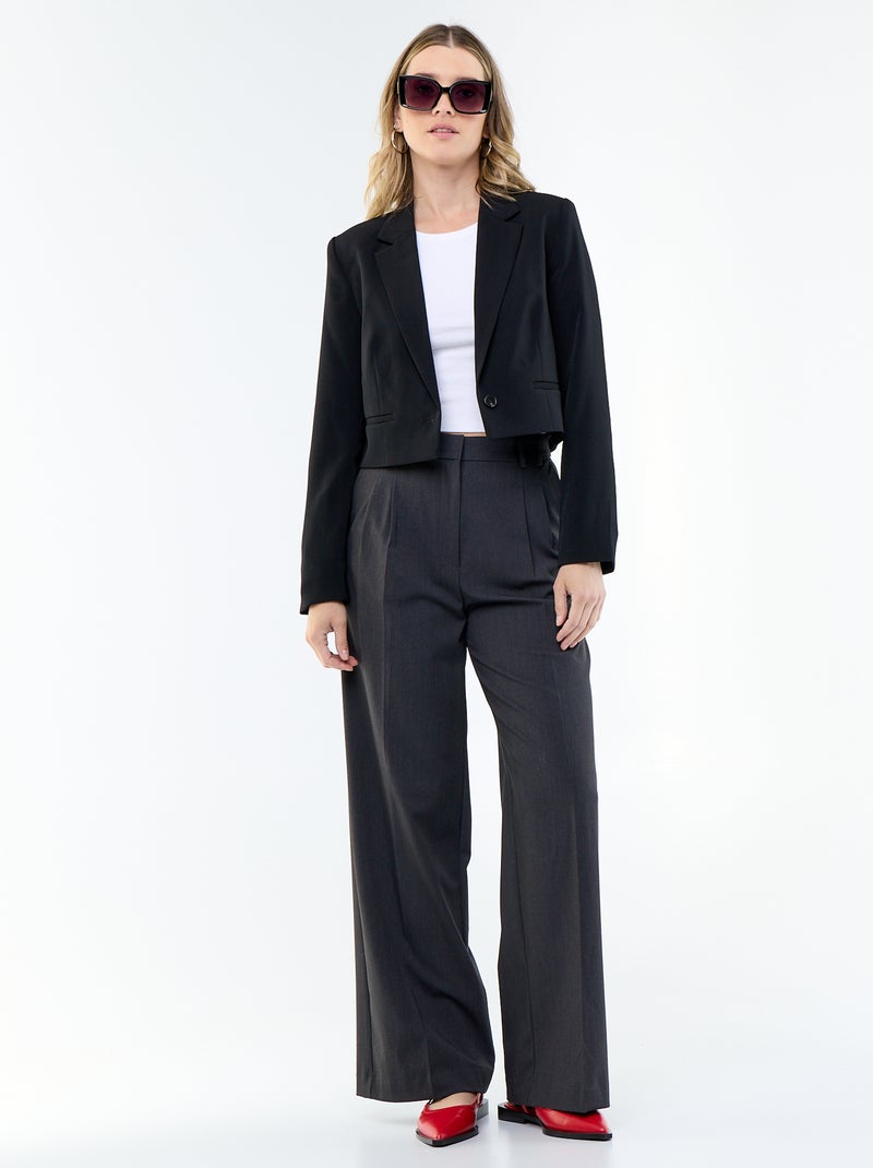 Blazer de curta Preto - Kiabi