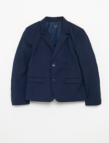 Blazer de fato de corte ajustado