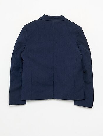 Blazer de fato de corte ajustado