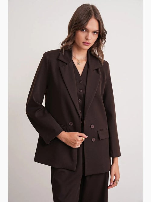 Blazer de fato mixray - Kiabi Blazer de fato mixray - Kiabi