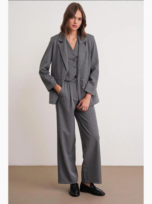 Blazer de fato mixray - Kiabi Blazer de fato mixray - Kiabi