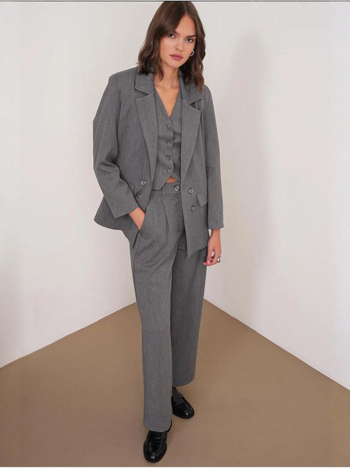 Blazer de fato mixray - Kiabi Blazer de fato mixray - Kiabi