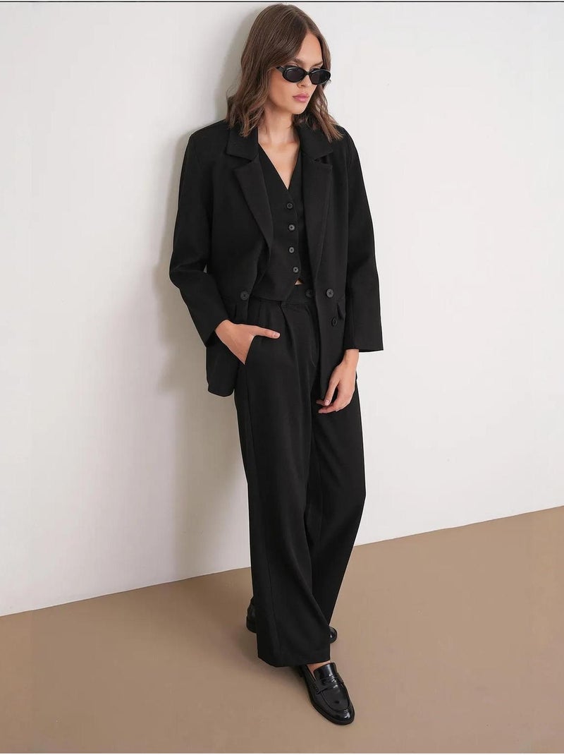 Blazer de fato mixray Preto - Kiabi