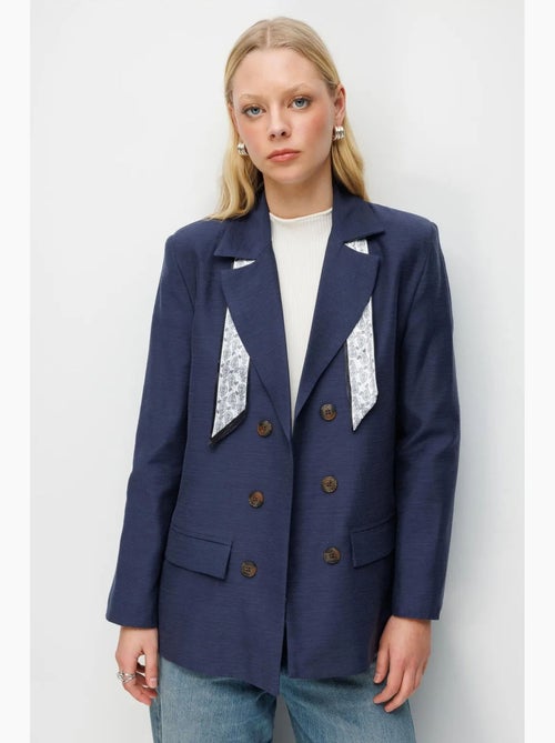 Blazer de manga comprida e patch mixray - Kiabi Blazer de manga comprida e patch mixray - Kiabi