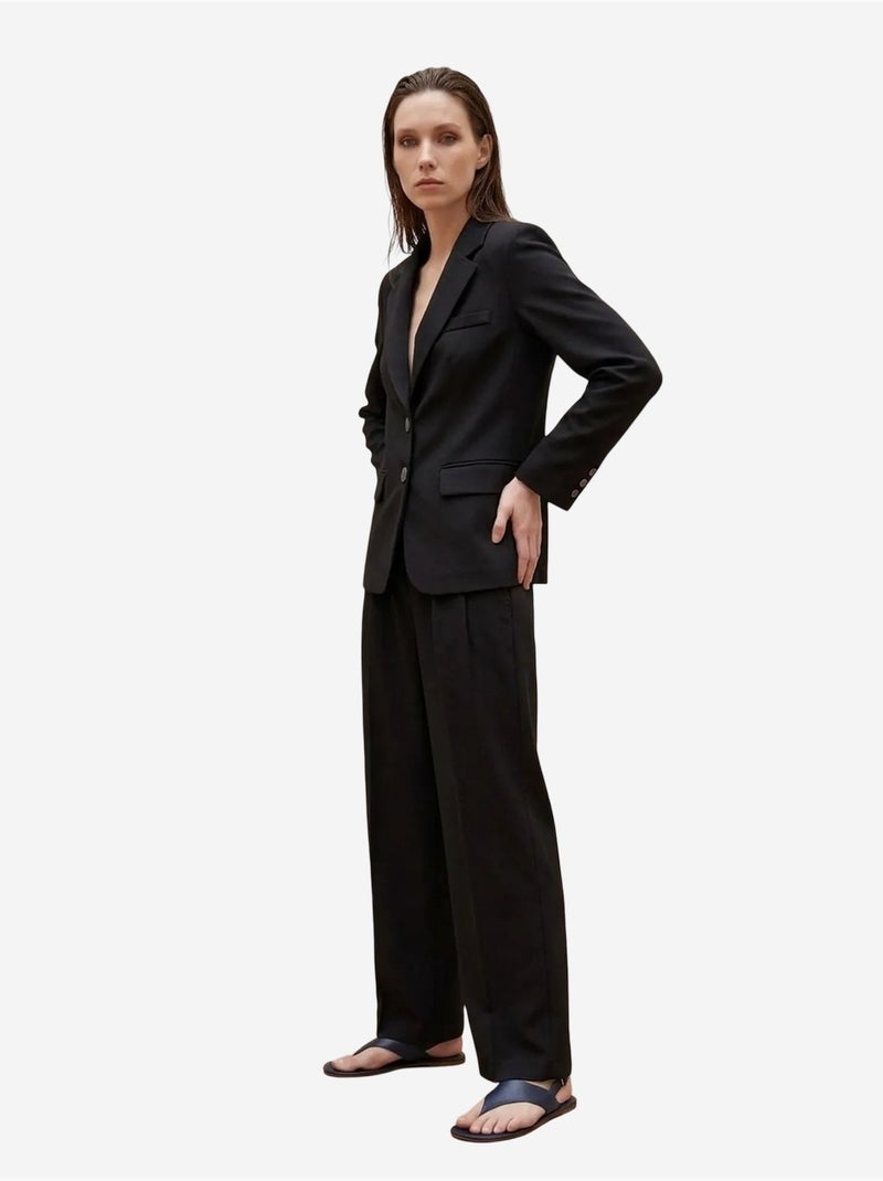 Blazer de mulher de corte regular my fashion Preto - Kiabi