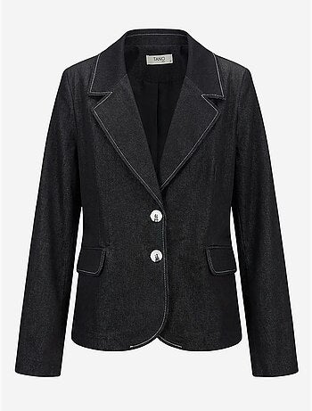 Blazer de mulher em popelina algodão-lycra my fashion
