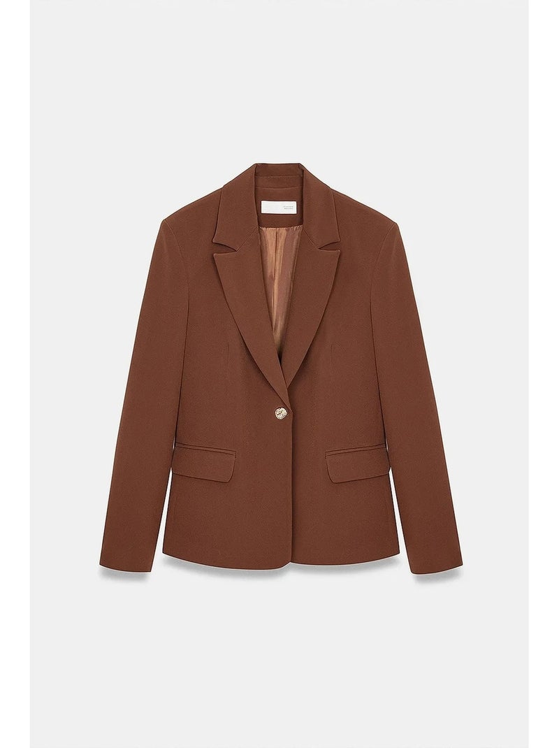 Blazer dilvin Castanho - Kiabi