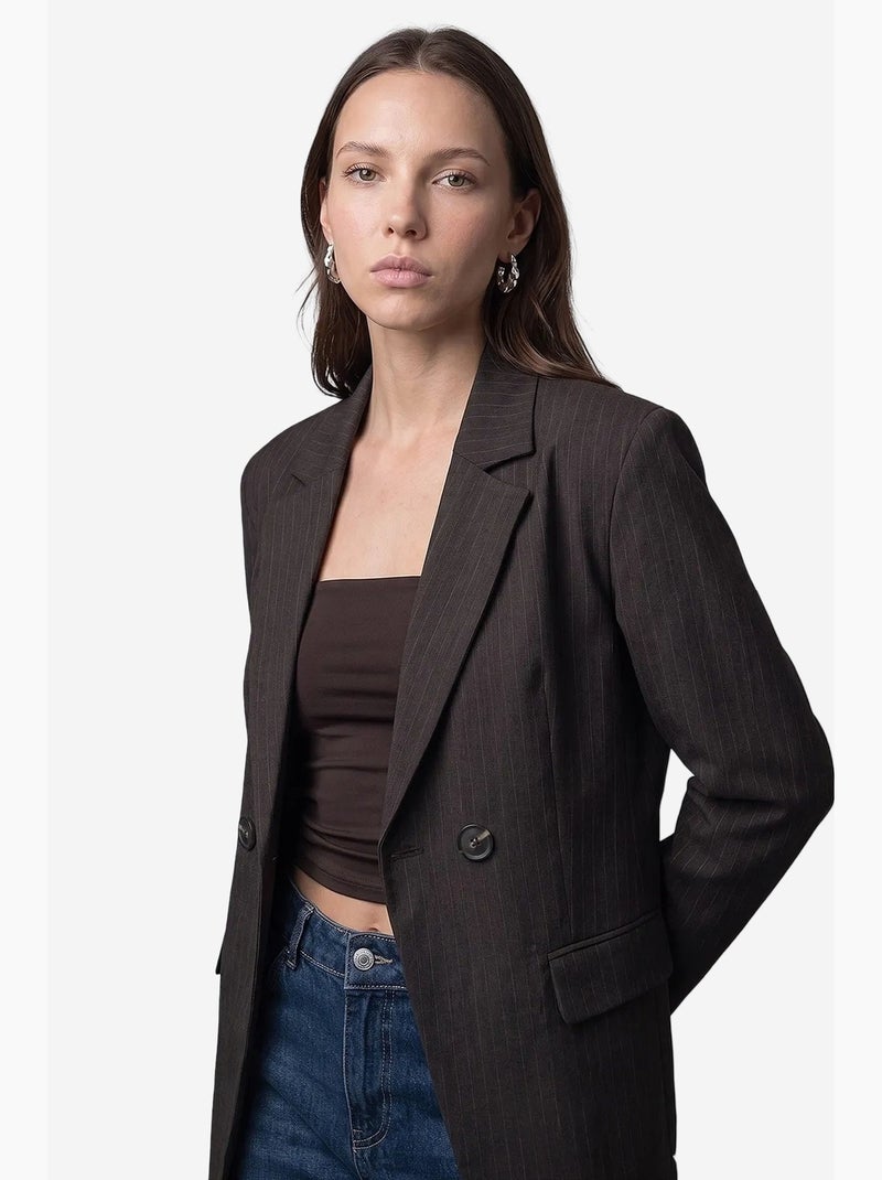 Blazer dilvin Cinza escuro - Kiabi