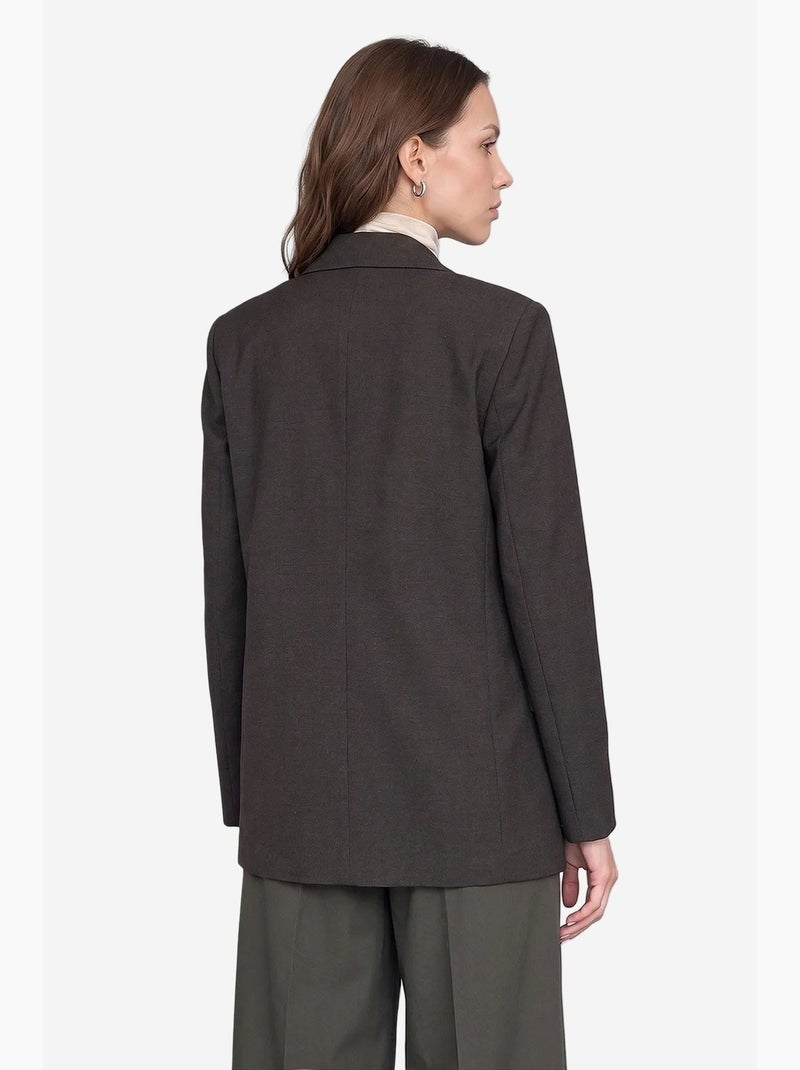 Blazer dilvin Cinza-preto - Kiabi