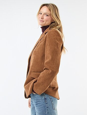 Blazer em camurça