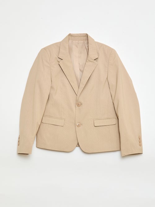 Blazer fato slim fit liso - Kiabi