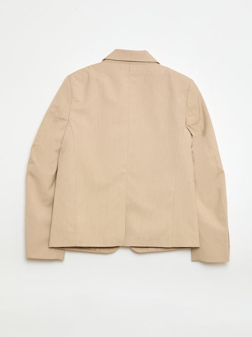 Blazer fato slim fit liso - Kiabi