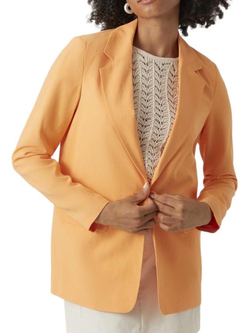 Blazer Feminino Laranja Vero Moda Carmen - Kiabi