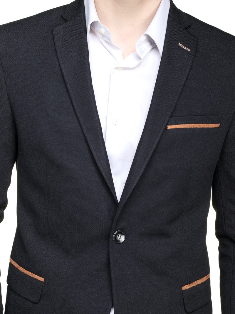 Blazer justo Preto - Kiabi