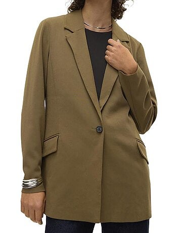 Blazer Kaki Vero Moda Listakia para Mulher