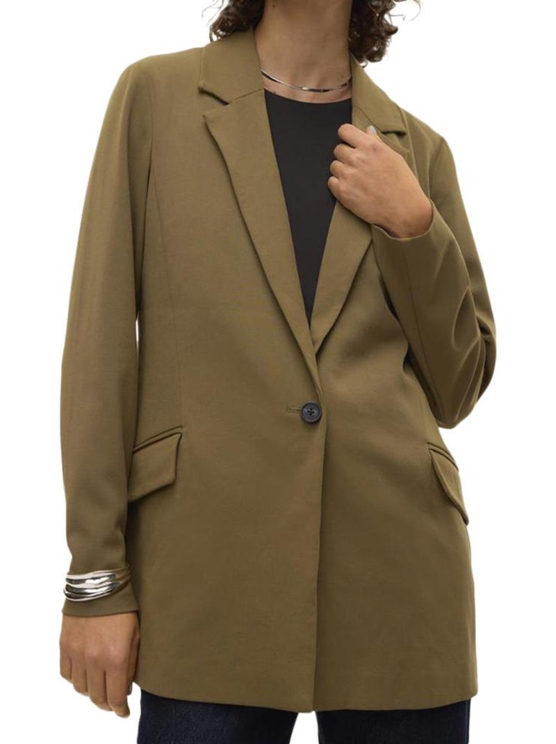 Blazer Kaki Vero Moda Listakia para Mulher Verde cáqui claro - Kiabi