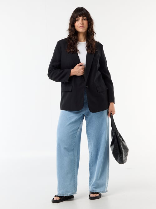 Blazer leve comprido - Kiabi