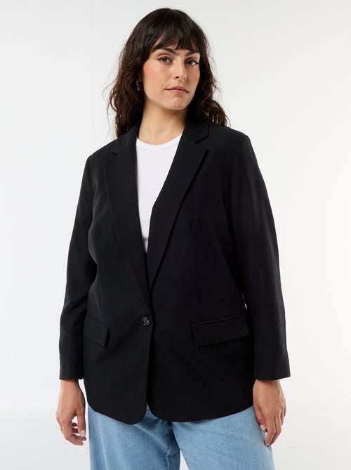 Blazer leve comprido - Kiabi