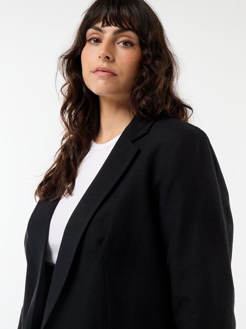 Blazer leve comprido - Kiabi