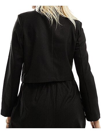 Blazer Mamalicious Court Preto com Glitter para Mulher