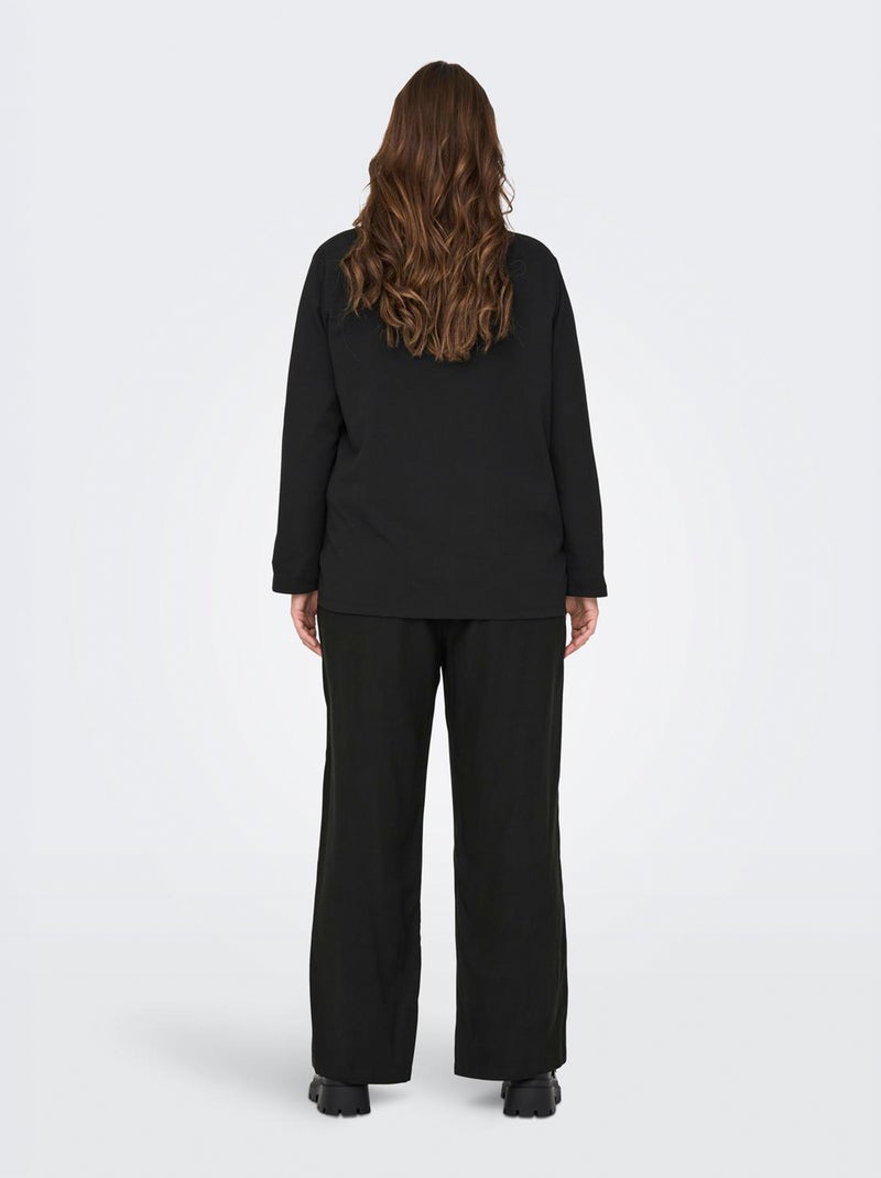 Blazer 'Only carmakoma' Preto - Kiabi