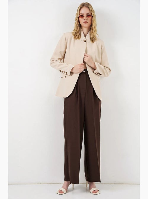 Blazer oversize com gola xaile bdart - Kiabi Blazer oversize com gola xaile bdart - Kiabi