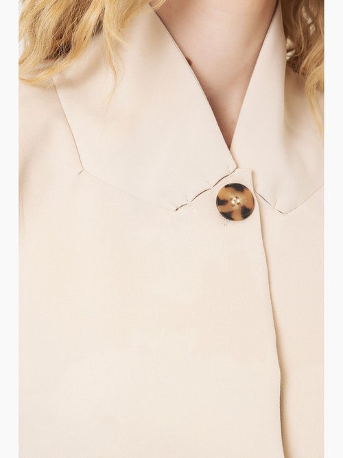 Blazer oversize com gola xaile bdart - Kiabi Blazer oversize com gola xaile bdart - Kiabi