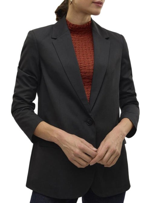 Blazer Preto Feminino Vero Moda Raya - Kiabi Blazer Preto Feminino Vero Moda Raya - Kiabi