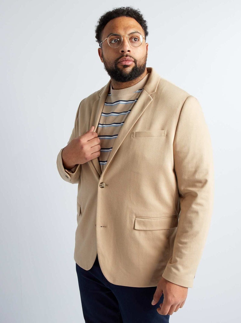 Blazer slim BEGE - Kiabi