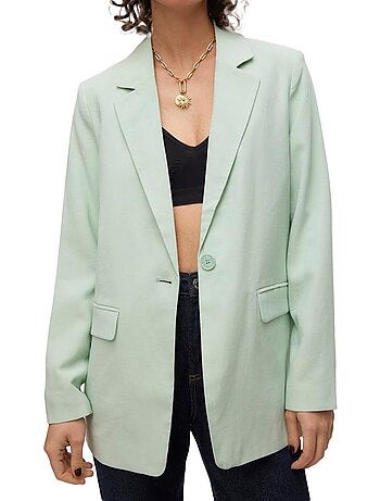 Blazer verde feminino vero moda carmen