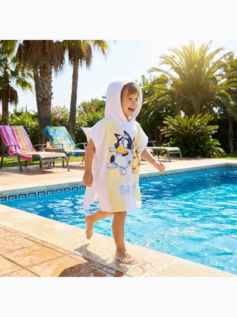 Bluey - poncho  menino Azul - Kiabi