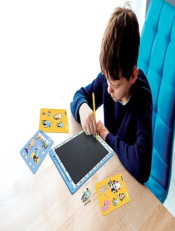 Bluey 11'' desenho de aprendizagem multicolorido eink tablet com stencils