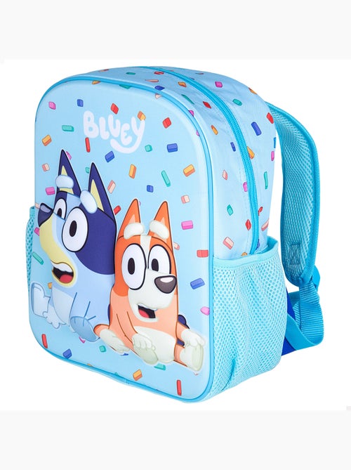 Bluey mochila pré-escolar 3d 25x10x32 cm + 3 anos - Kiabi