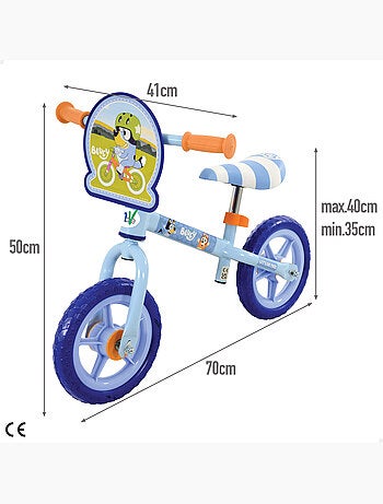 Bluey pedal de roda livre regulável em altura máx. 20 kg
