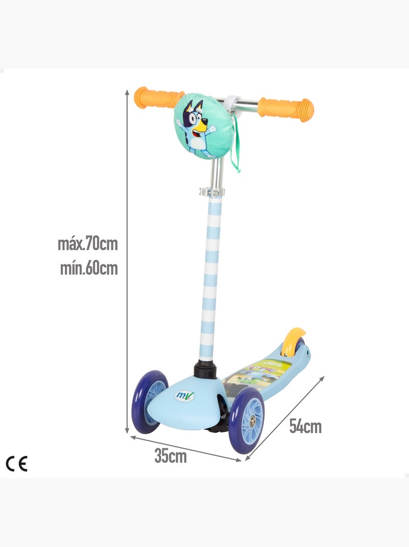 Bluey trotinete infantil 3 rodas com saco frontal N/D - Kiabi