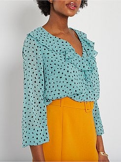 Blusa a ponto cheio - Kiabi