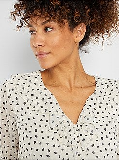 Blusa a ponto cheio - Kiabi