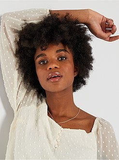 Blusa a ponto cheio - Kiabi
