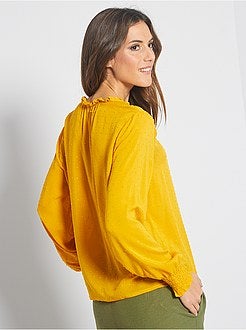 Blusa a ponto cheio 'JDY' - Kiabi